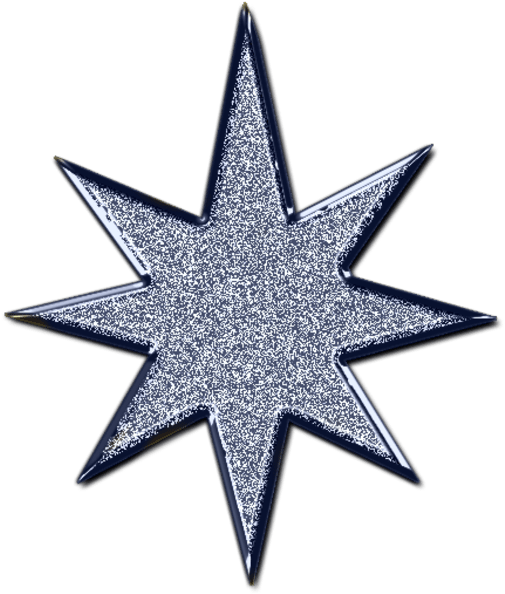 Silver Glitter Star Clipart 2 By Stephanie - Glitter Clipart (600x600), Png Download