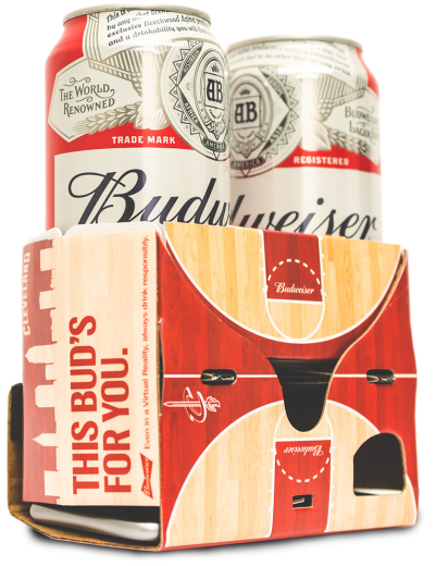 Busch 3-pc Budweiser Label Game Room Set, Grey (400x533), Png Download