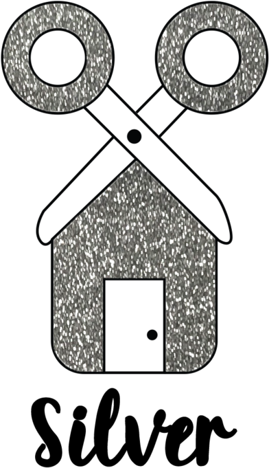 Siser Christmas Silver Glitter Htv Clearance - Vinyl Group (731x700), Png Download