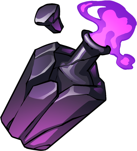 An Epic Potion That Heals Minos To 100% - Dark Potion Png (456x500), Png Download