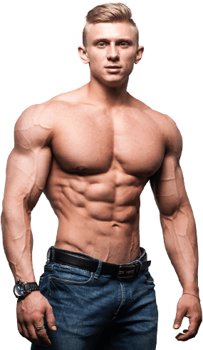 Nikita Moskvin Png - Body Builder Model Png (345x490), Png Download