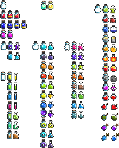 Attached Files - - Terraria Potions (500x500), Png Download