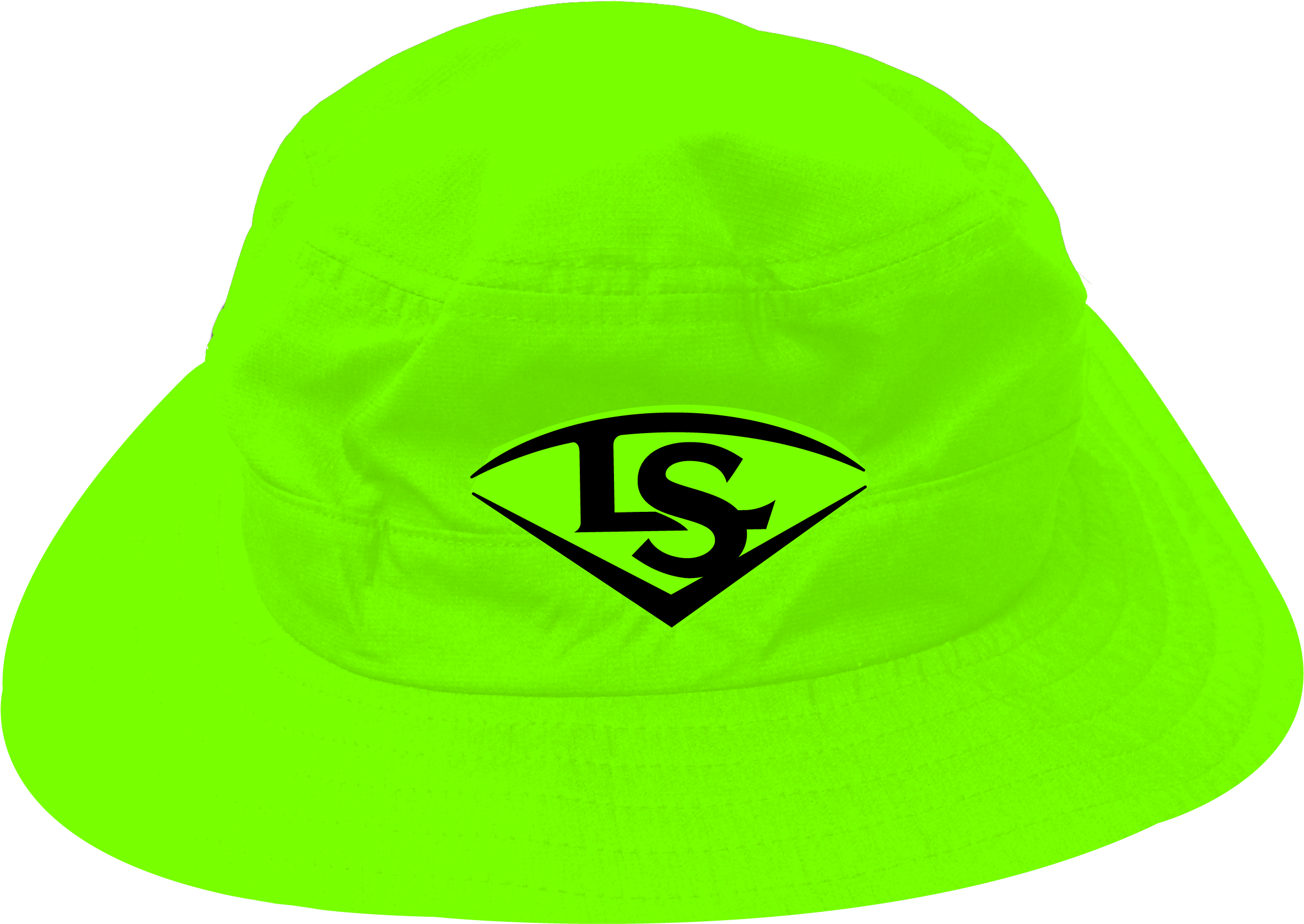 Neon Green/black Bucket Hat - Louisville Slugger Xeno Adult Fastpitch Batting Gloves (2847x1992), Png Download
