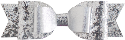 Silver Confetti Png Silver Glitter Big Bow Clippy - Silver (480x480), Png Download