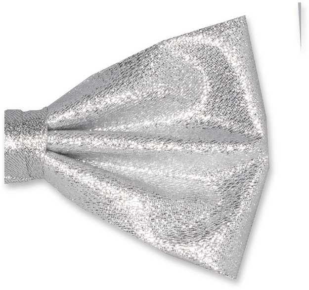 Bow Tie Silver Glitter - Sølv Glitter Butterfly (624x624), Png Download
