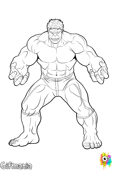 Image Royalty Free Library Hulk Buster Pages Pinterest - Hulk Drawing In Pencil (480x720), Png Download