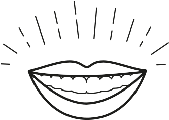 White Smile Png Png Stock - Smile (416x342), Png Download