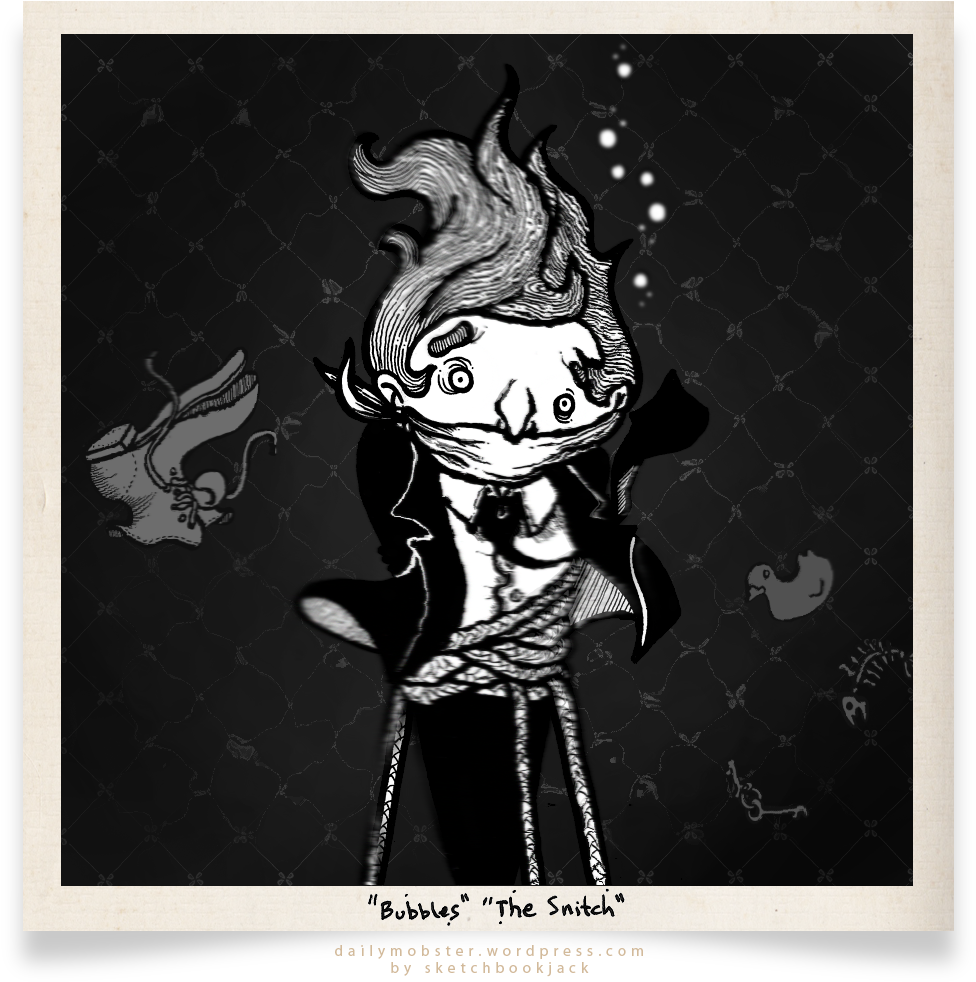 “bubbles The Snitch” - Illustration (1000x1000), Png Download