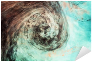 Dark Watercolor In Water With Small Pieces Of Paint - Watercolor Painting (400x400), Png Download