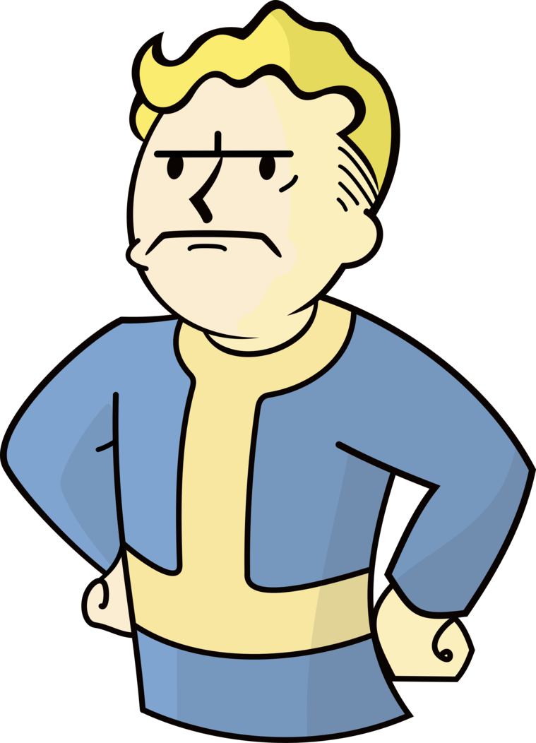 Graphic Library Library Not Happy By Scarletlightning - Fallout 4 Clipart (759x1052), Png Download