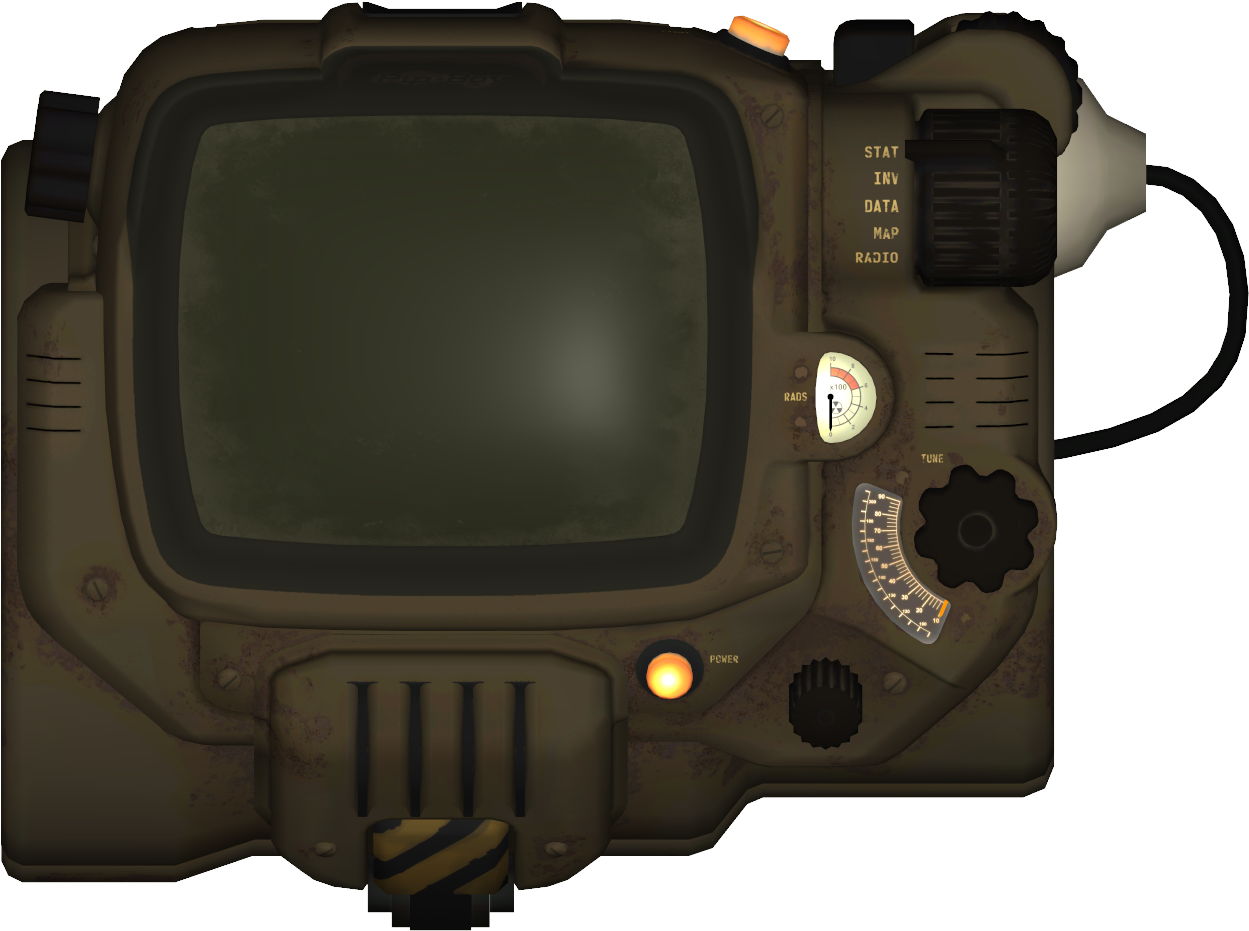 Fo4 Pip-boy 3000 Mark Iv - Fallout Pip Boy 3000 Mark Iv (1380x1047), Png Download