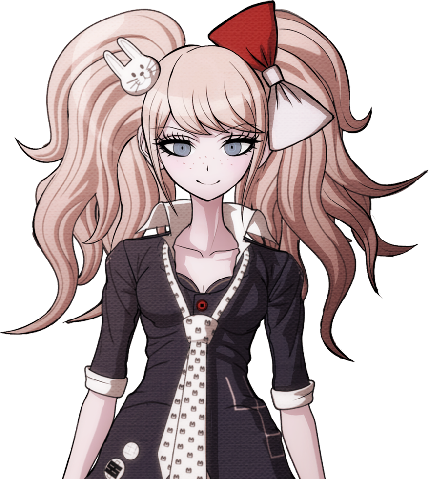 Smile , - Danganronpa Junko Sprites (879x982), Png Download