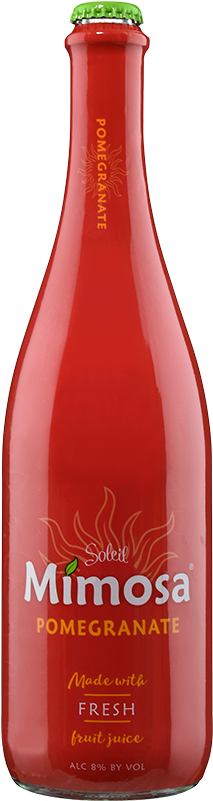 Soleil Mimosa Pomegranate - Glass Bottle (800x800), Png Download