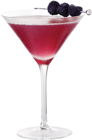 Cotswold Berry Martini Cocktail - French Martini Cocktail Png (300x513), Png Download