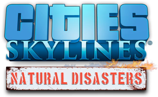 Cities - Skylines - Natural Disasters - Cities Skylines Natural Disasters Logo (800x400), Png Download