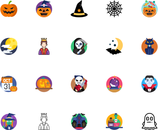 Halloween - Icon (580x496), Png Download