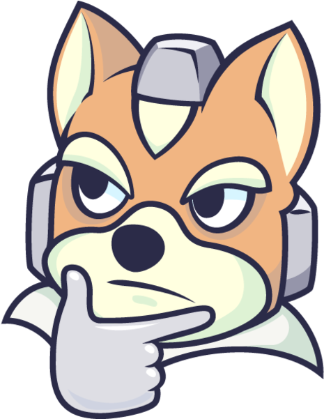 Star Fox 64 Dog Like Mammal Dog Breed Nose Dog Small - Super Smash Bros Emotes (588x588), Png Download