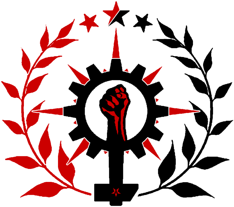 Anarchism Anarchist Anarchy Raised Fist Hammer And - San Josef National High School (894x894), Png Download