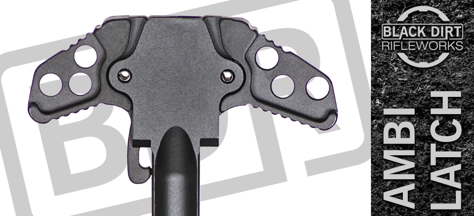 Ambi Charging Handle - Ar 15 Charging Handle Skeletonized (966x441), Png Download