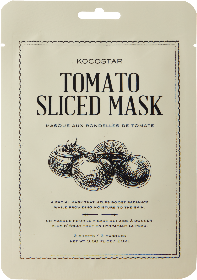 Therapy Sliced Mask Tomato - Kocostar Lemon Sliced Face Mask (1440x1440), Png Download