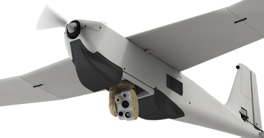 Mantis I45 Gimbal - Aerovironment Puma (524x275), Png Download