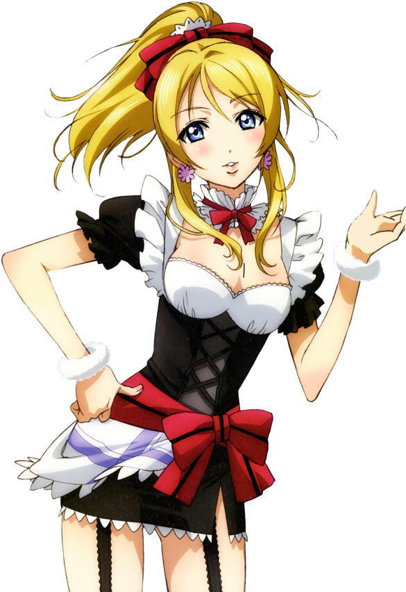 Eri Mogyutto Render - Eri Love Live (600x851), Png Download