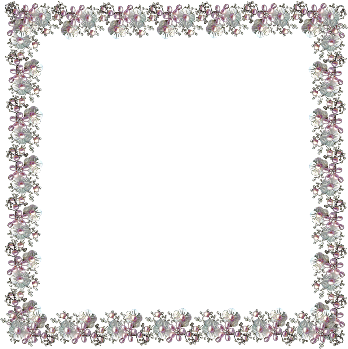 Com -free Elements - Transparent Frames Of Lace (1200x1200), Png Download
