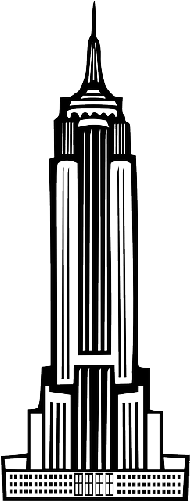 Mb Image/png - Empire State Building Graphic (250x500), Png Download