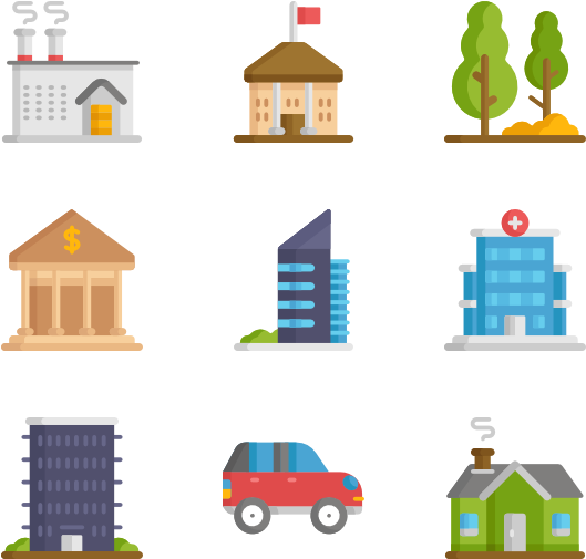 City Elements - Icon (600x564), Png Download