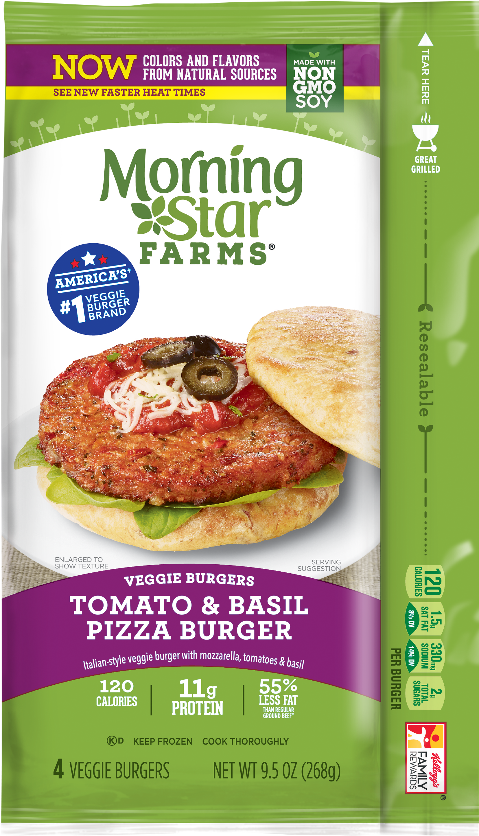 Morningstar Spicy Black Bean Burger (3000x3000), Png Download