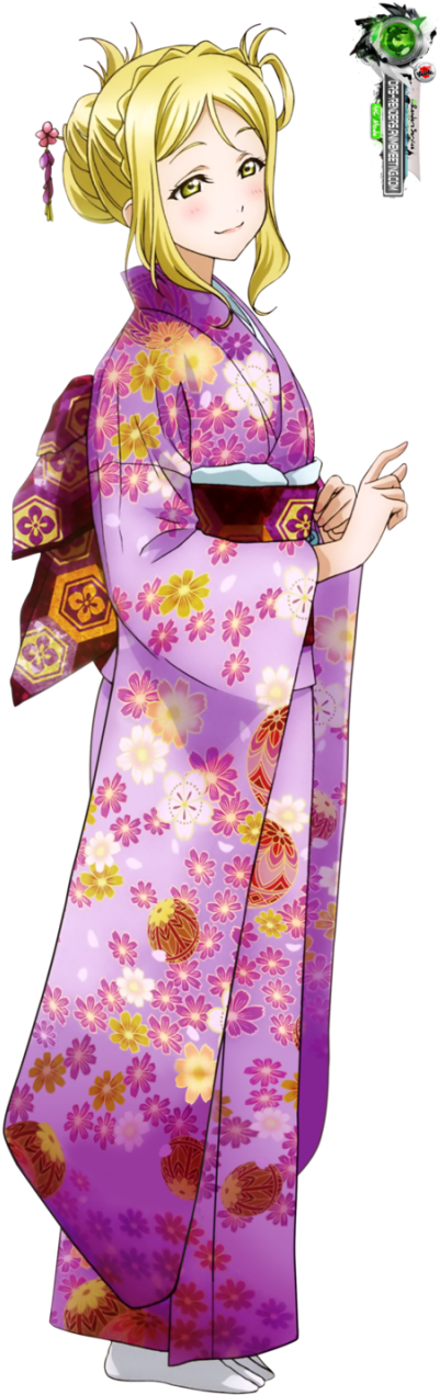 Free Png Love Live Kimono Png Images Transparent - Mari Love Live Transparent (480x1313), Png Download