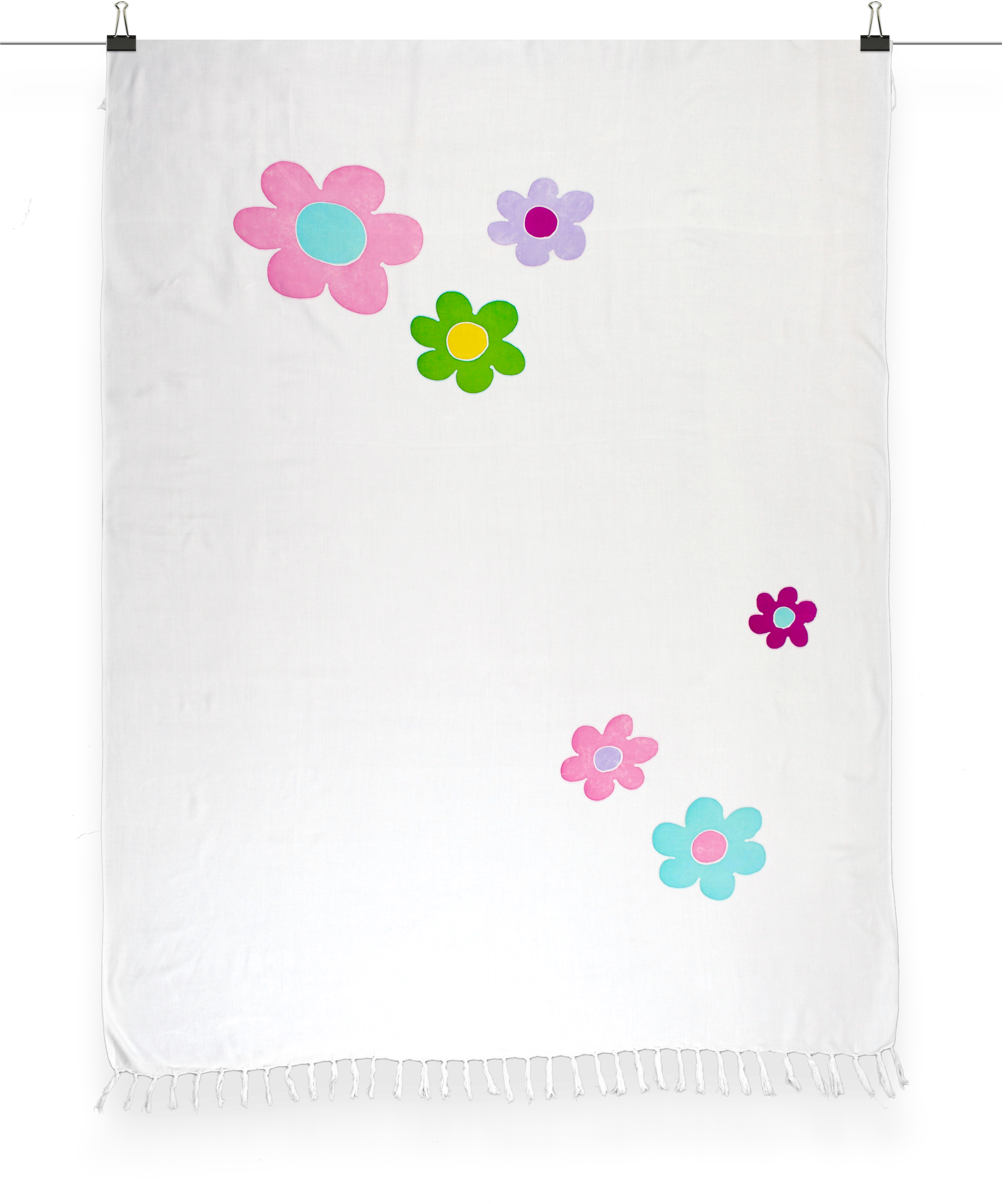 Pareo Neo Flower - Towel (4000x5487), Png Download