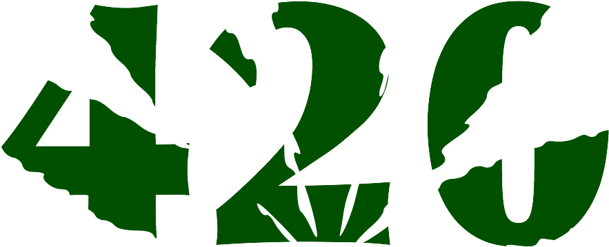 Happy 420 Png Clipart Freeuse - Weed 420 Logo Png (1073x657), Png Download