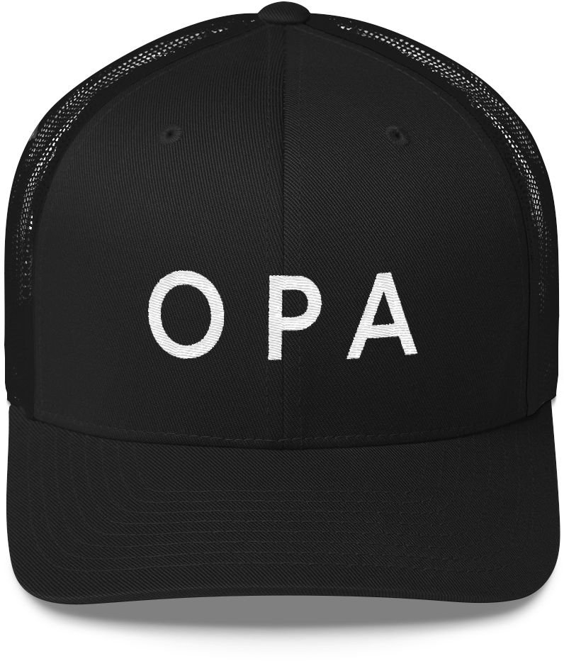 Olivia Pope Associates Mesh Cap - Black Cap Black Embroidery (1000x1000), Png Download