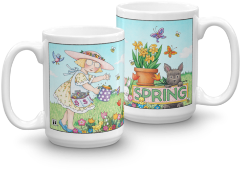 "ann Estelle Spring" Mug - Mensagens De Segunda Feira (480x480), Png Download