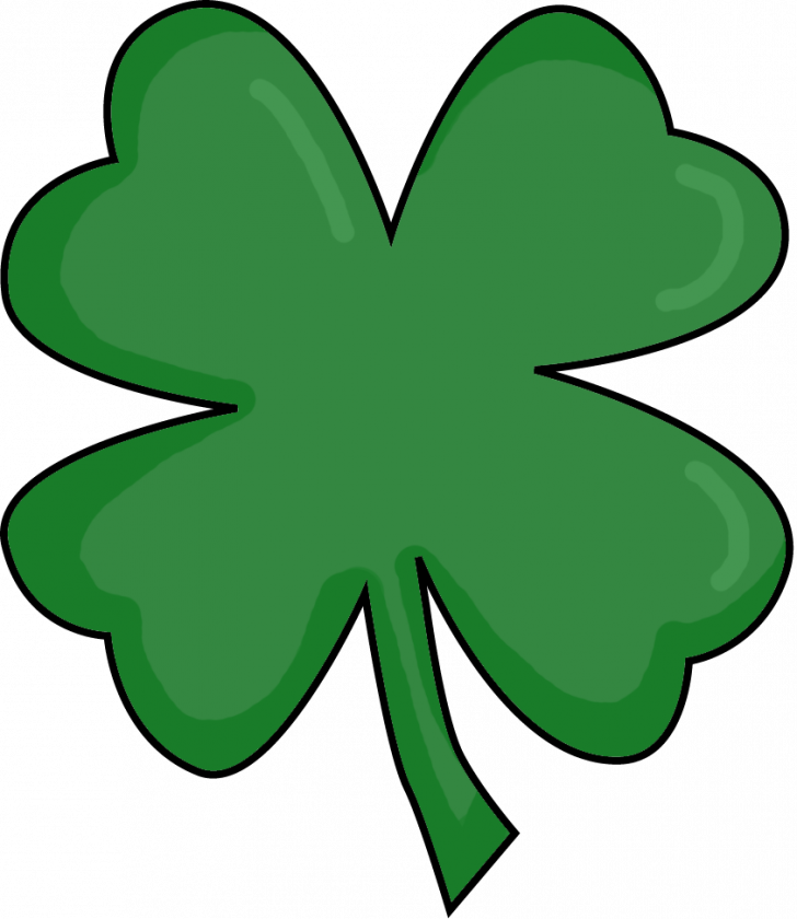 Fun Facts About Four Leaf Clovers Everyday Inspiration - Four Leaf Clover Transparent Background (728x840), Png Download