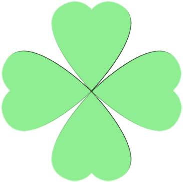 Paste All 4 Hearts Onto The Paper So That They Look - Ideas St Patrick's Day Craft (400x366), Png Download