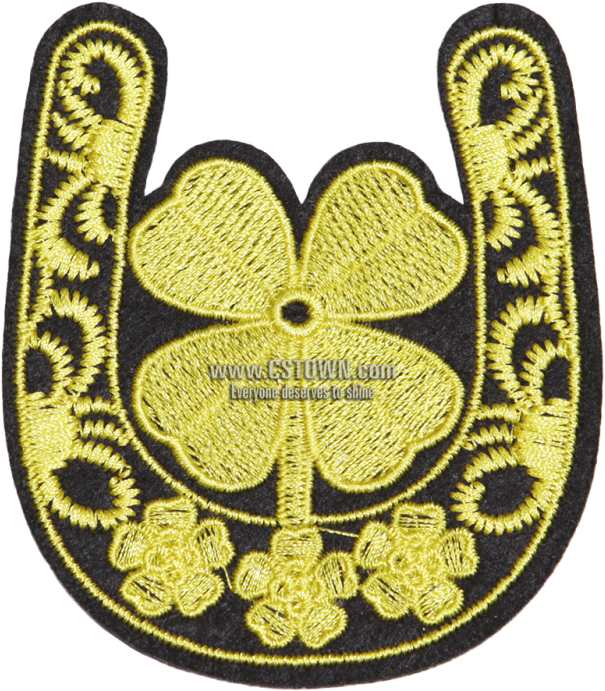 Four Leaf Clover Badge Stock Patch - Four-leaf Clover (780x780), Png Download