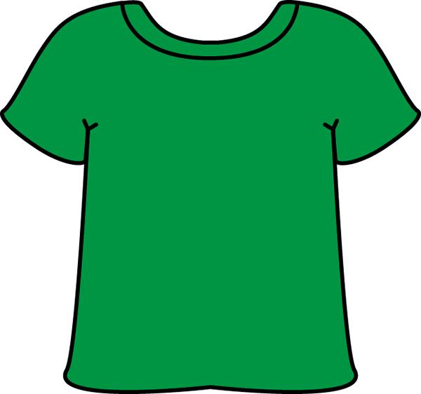 T-shirt Template Free Content Clip Art - Color T Shirt Clipart (600x562), Png Download