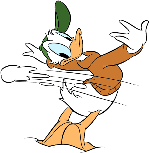 Donald-snowball 500×535 Pixels - Narrowly Clipart (500x535), Png Download