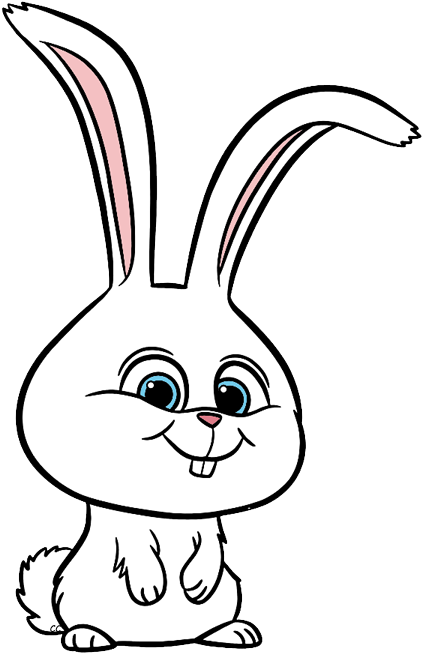 Snowball Png Party Ideas Pinterest Doodles Snowballpng - Draw Secret Life Of Pets Characters (429x657), Png Download