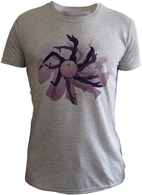 Vitruvian Man By Leonardo Da Vinci - Jacques Anquetil T Shirt (496x683), Png Download