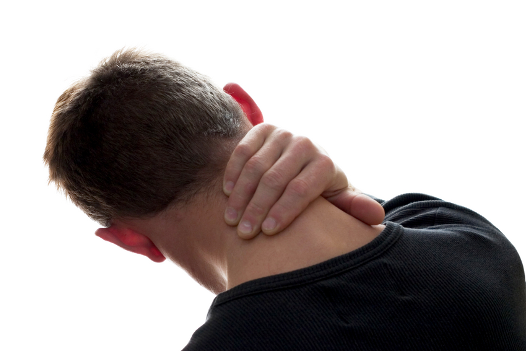 Solutions - Man With Neck Pain (1170x350), Png Download