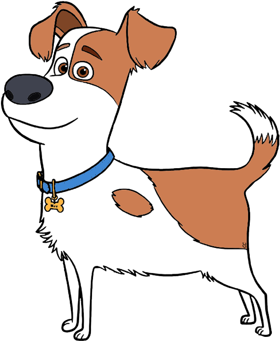 Featuring Quality Png Images Of Gidget, Chloe, Max, - Animado Perros En Dibujos (552x673), Png Download