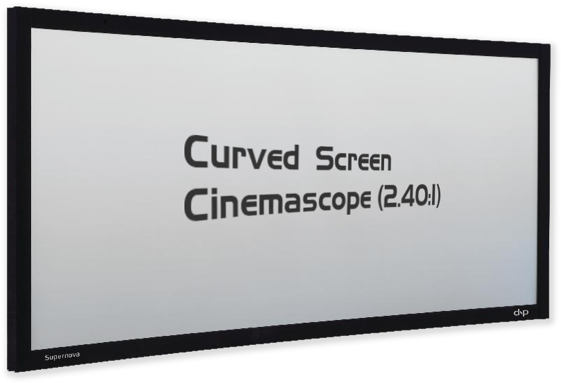 Dnp Supernova Epic Cs Curved High Contrast Optical - Projection Screen (815x558), Png Download