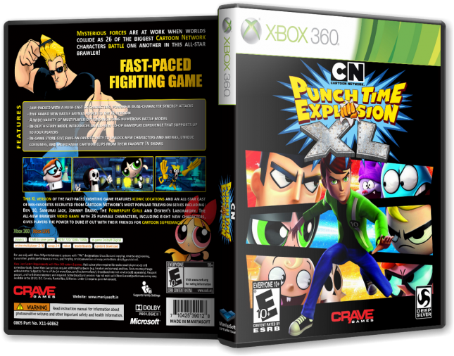 Punch Time Explosion Xl Box Art Cover - Jogo De Xbox One Cartoon Network (700x525), Png Download