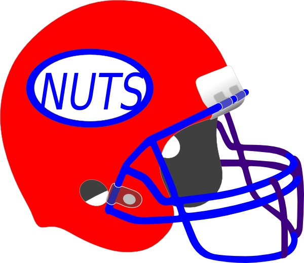 How To Set Use Football Helmet Nuts Svg Vector (600x519), Png Download