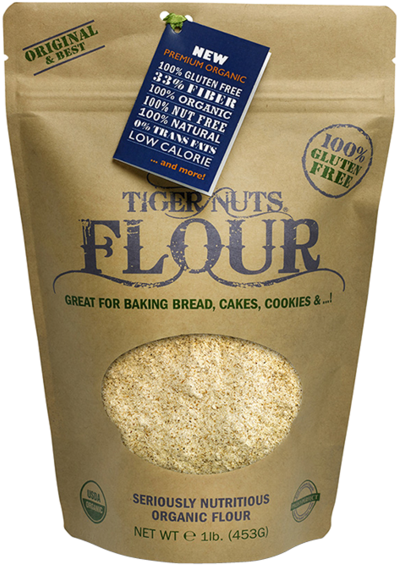 Premium Organic Tiger Nuts Flour - Tiger Nuts Flour (456x600), Png Download
