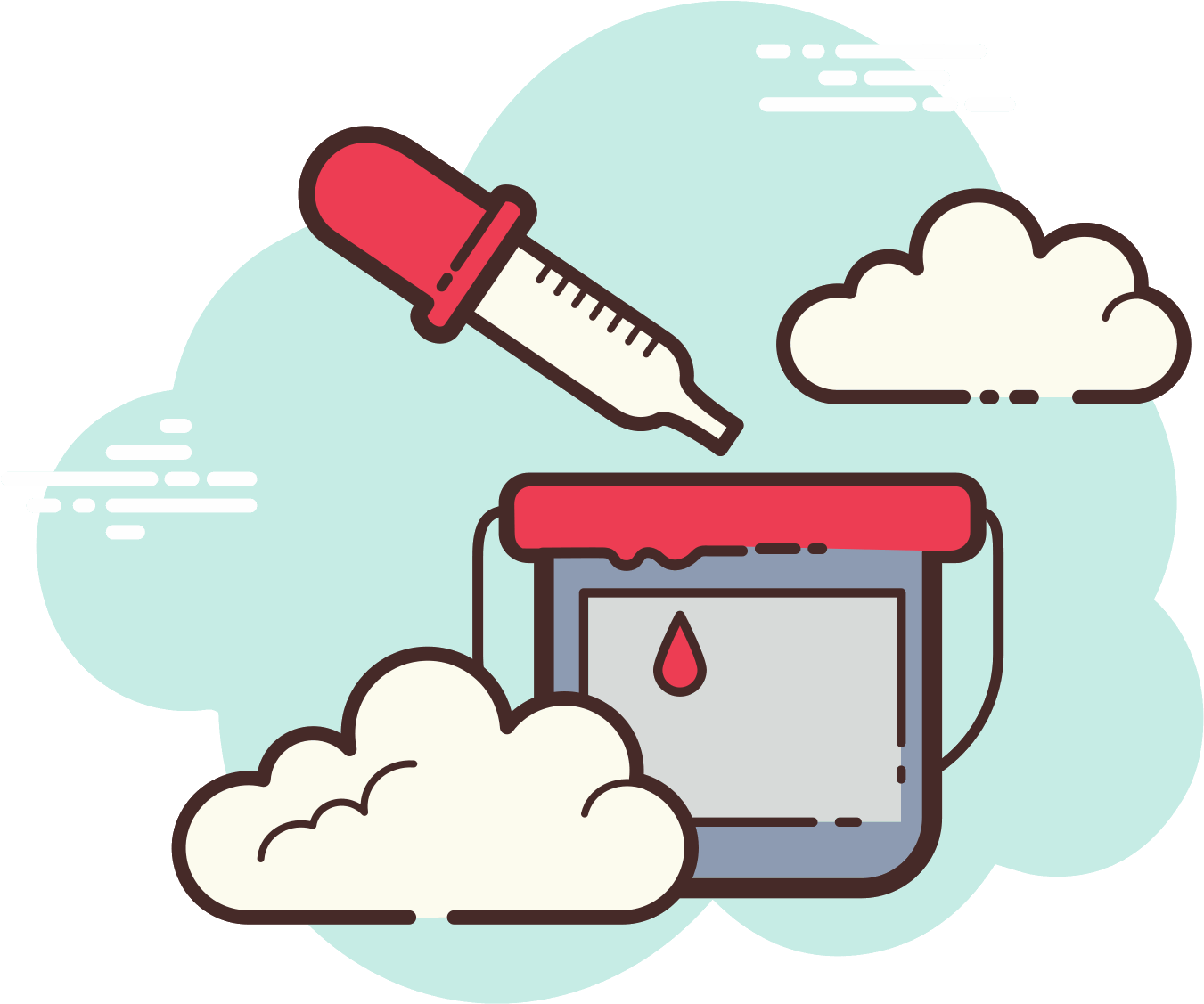 Paint Bucket Icon (1600x1600), Png Download