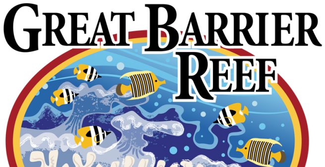 Great Barrier Reef - Great Barrier Reef Logo (670x336), Png Download